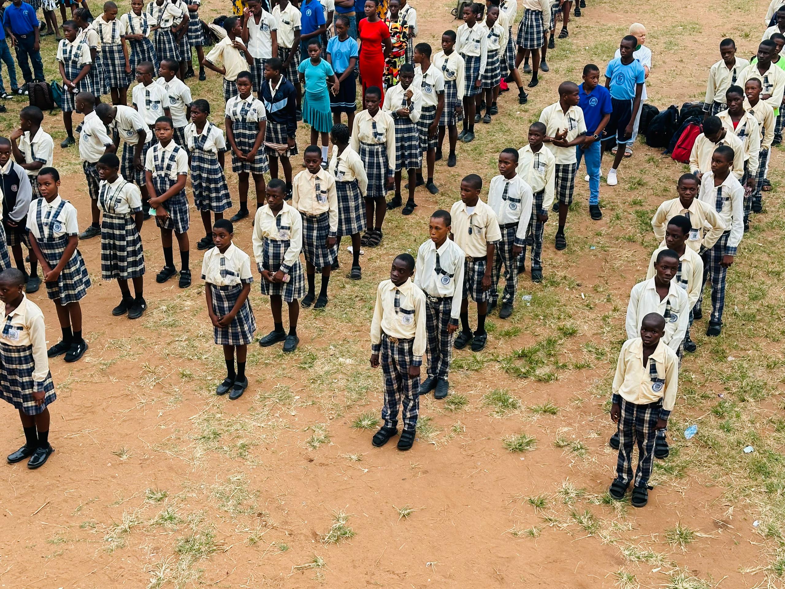 Students learning at NOCEN Demonstration Secondary School
